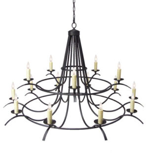 8676814 | 78" Wide Anthony 15 Light Chandelier