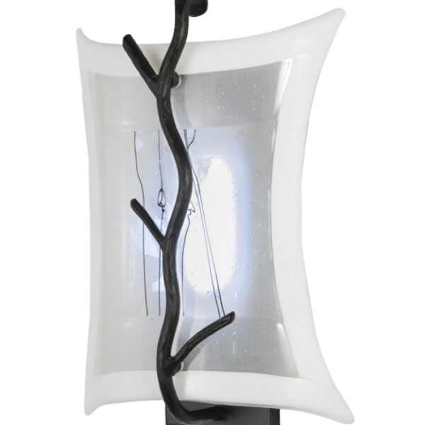 8676842 | 10" Wide Sprigs LED Fused Glass Wall Sconce