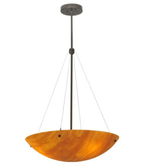 8676885 | 24" Wide Incurvee Tess Mica Acrylic Inverted Pendant