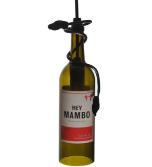 8677287 | 5" Wide Winery Personalized Mambo Wine Bottle Mini Pendant
