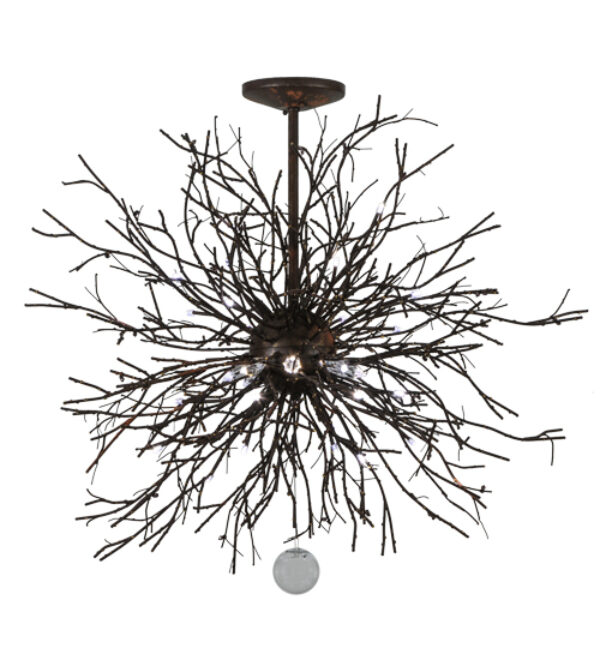 8677357 | 36" Wide Thatch LED Pendant