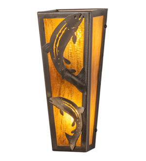8677476 | 5" Wide Fish Wall Sconce