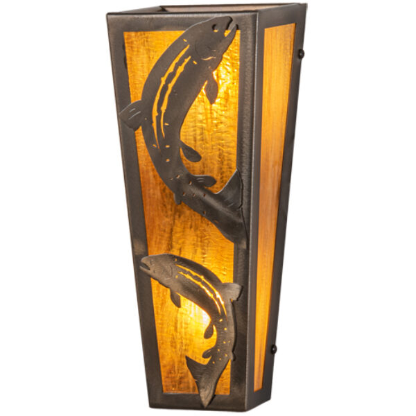 8677476 | 5" Wide Fish Wall Sconce