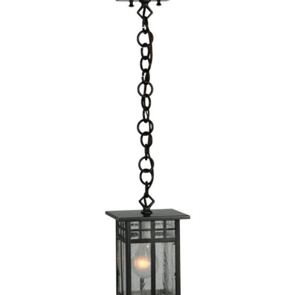 8677557 | 6" Square Obispo Porch Hanging Lantern Mini Pendant