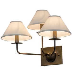 8677918 | 19"W Melville 3 LT Wall Sconce