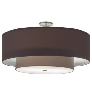 8678010 | 30" Wide Simple Drum Two Tier Pendant