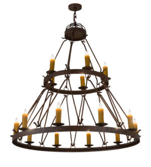 8678169 | 54" Wide Nathaniel 15 LT Two Tier Chandelier
