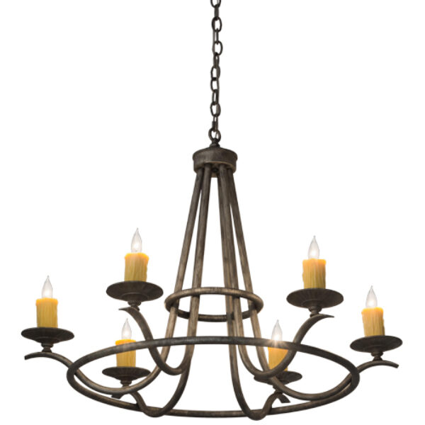 8676077 | 36" Wide Anthony 6 LT Chandelier