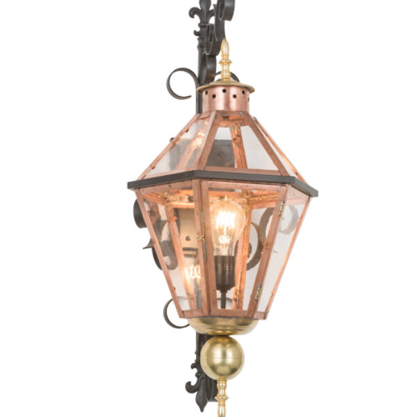 8676130 | 14"W Coppertop Wall Sconce