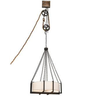 8678647 | 36" Wide Industrial Chic Inverted Pendant