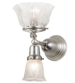 8678712 | 7.5" Wide Victorian Class Electric 2 Light Gas & Electric Wall Sconce
