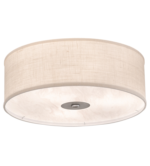 8676341 24" Wide Simple Drum Flushmount Custom Contract Lighting