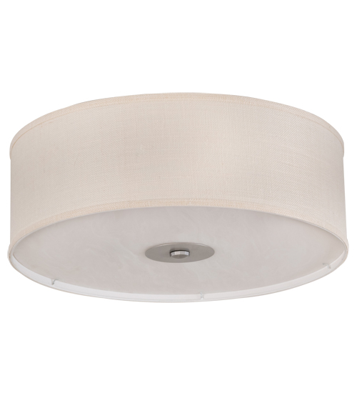 8676341 24" Wide Simple Drum Flushmount Custom Contract Lighting