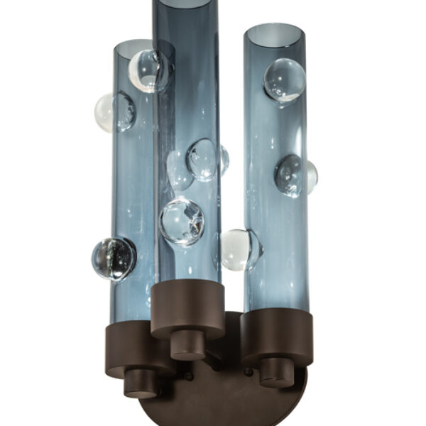 8679088 | 12" Wide Bubbles 3 Light Wall Sconce