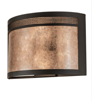 8679136 | 18" Wide Mesh Wall Sconce