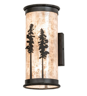 8679256 | 6" Wide Ida Bell Pines Wall Sconce