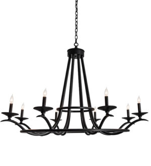 8679379 | 48" WIDE ANTHONY 8 LIGHT CHANDELIER
