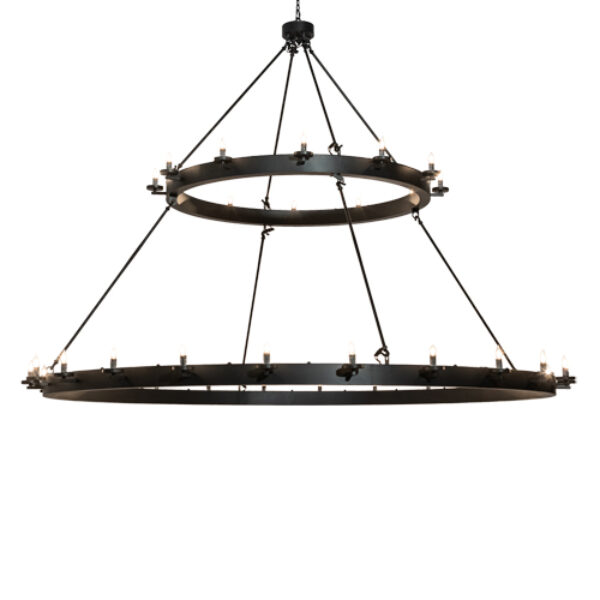 8679719 | 96" WIDE CASTLE RING 36 LIGHT TWO TIER R