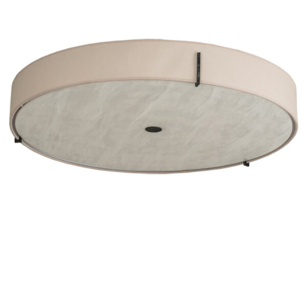 Fabric Drum Flush Mount