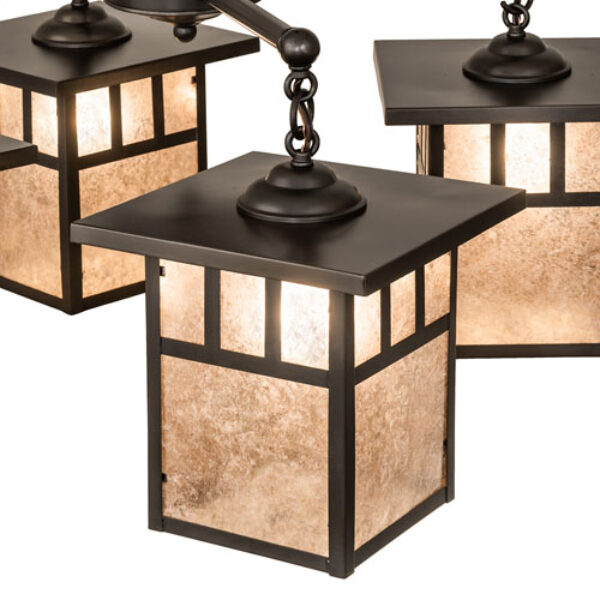 Rustic Chandel-air with Layered Lighting